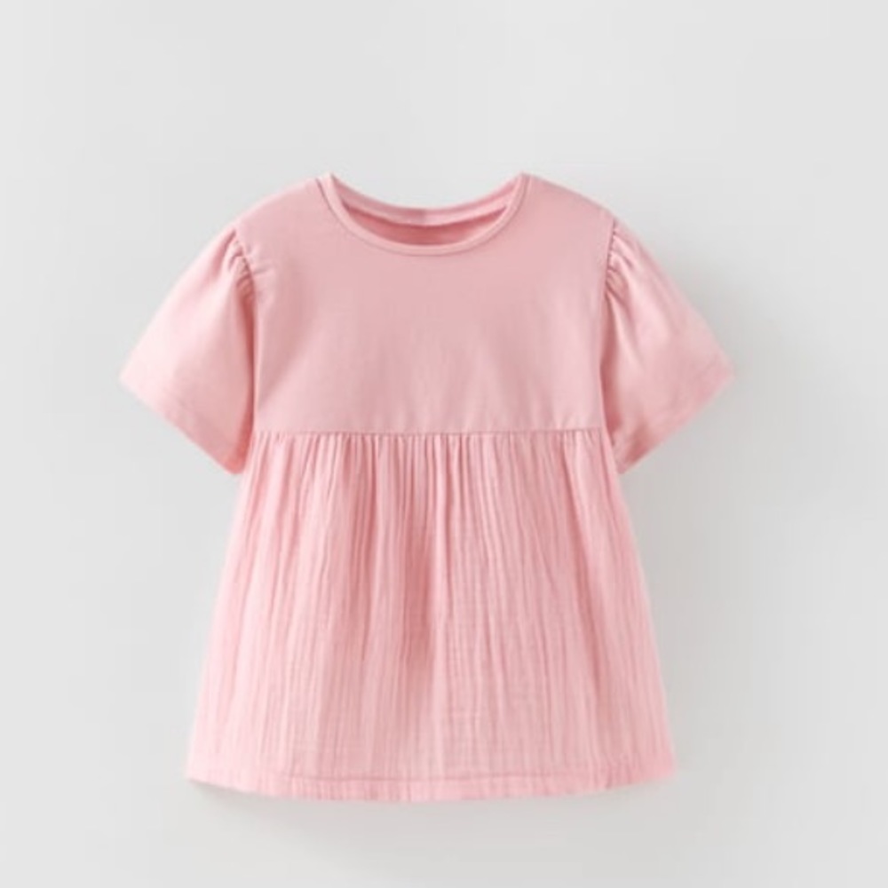 NWOT Zara Textured Oversized Blouse